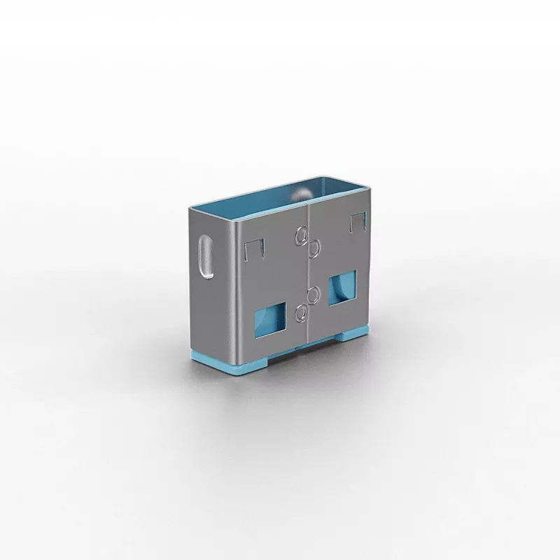 Blokada portu Lindy USB Port Blocker bez klucza Zestaw 10 szt. Kod koloru niebieski