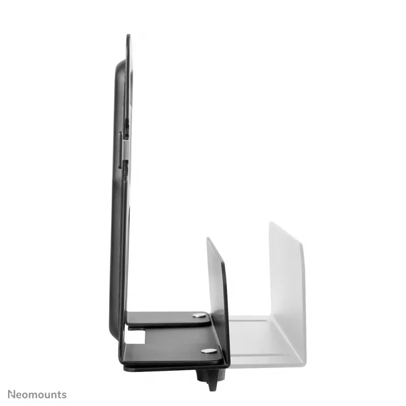 Uchwyt do odtwarzacza multimedialnego Neomounts AWL-450BL - uniwersalny, ścienny, 5 kg, 47–76 mm, czarny, stal, 128 mm