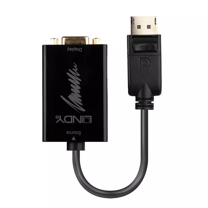 Active Converter kabel Lindy DisplayPort 1.2 to VGA