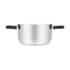 Resto Kitchenware Anser garnek okrągły 2,5 l, czarny, stal nierdzewna