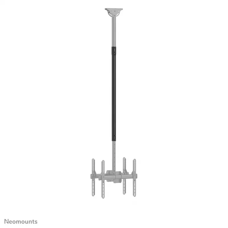 Neomounts NS-EP100Czarny Przedłużka słupa do montażu sufitowego TV - wys. 107,5 cm