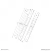 Zestaw przedłużający Neomounts AWL-250BL16 VESA 400x600 wysokość 640mm