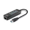 Koncentrator USB i konwerter Gigabit Ethernet Lindy 43176