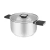 Resto Kitchenware Anser 3.2 L Okrągły Czarny Stal Nierdzewna