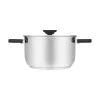 Resto Kitchenware Anser 3.2 L Okrągły Czarny Stal Nierdzewna