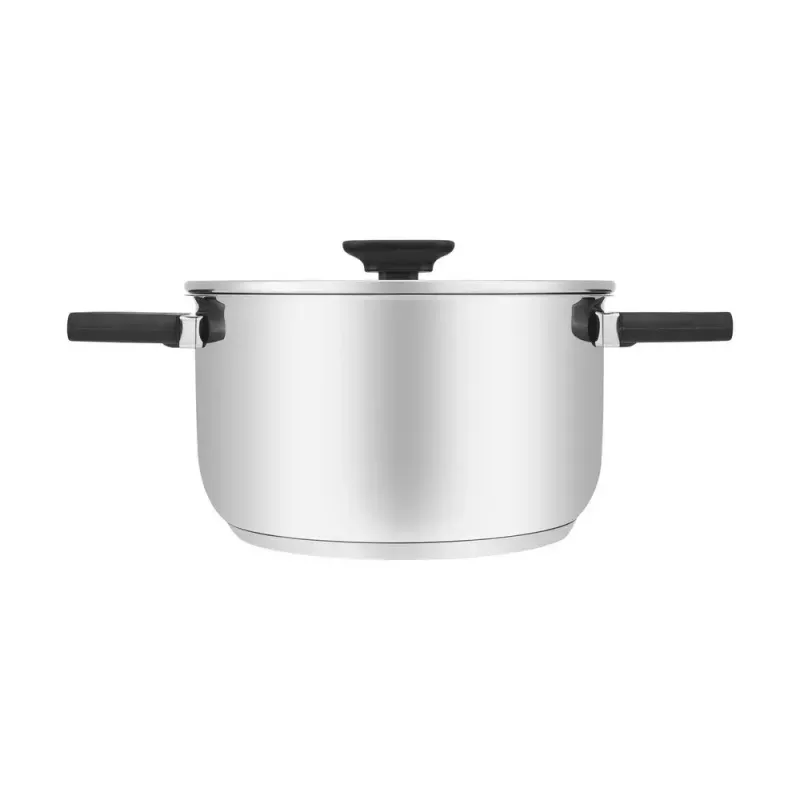 Resto Kitchenware Anser 3.2 L Okrągły Czarny Stal Nierdzewna