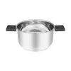 Resto Kitchenware Anser 3.2 L Okrągły Czarny Stal Nierdzewna