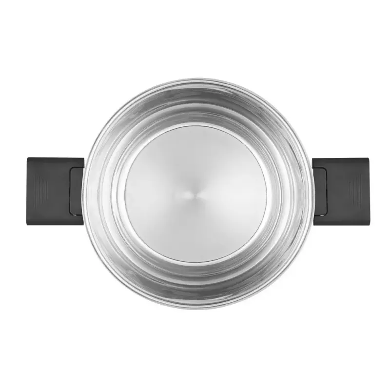 Resto Kitchenware Anser 3.2 L Okrągły Czarny Stal Nierdzewna