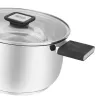 Resto Kitchenware Anser 3.2 L Okrągły Czarny Stal Nierdzewna