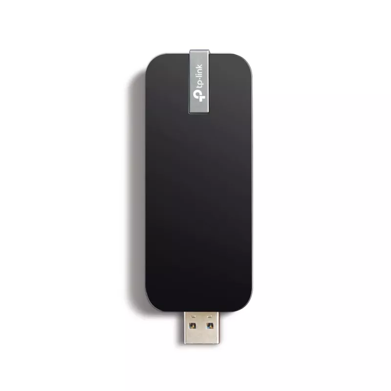 TP-Link AC1300 Bezprzewodowy dwuzakresowy adapter USB WiFi, Bezprzewodowy, USB, WLAN, Wi-Fi 5 (802.11ac), 867 Mbit/s, Czarny