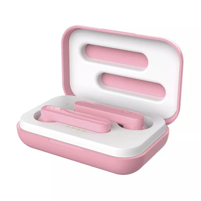 Trust Primo Zestaw słuchawkowy True Wireless Stereo (TWS) Douszne Rozmowy/Muzyka Bluetooth Różowy