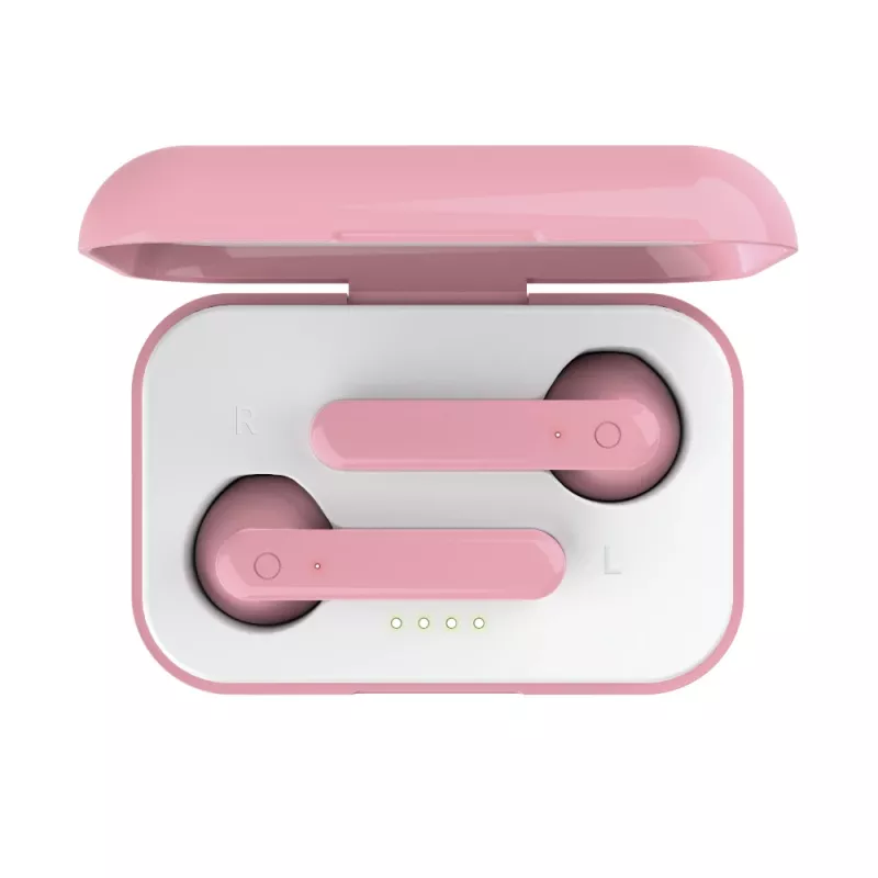 Trust Primo Zestaw słuchawkowy True Wireless Stereo (TWS) Douszne Rozmowy/Muzyka Bluetooth Różowy