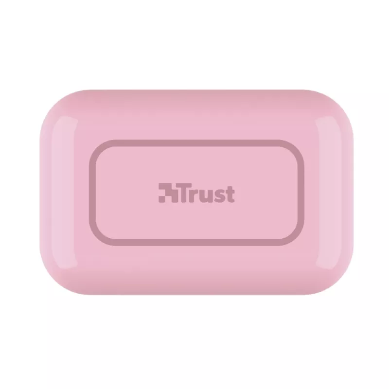 Trust Primo Zestaw słuchawkowy True Wireless Stereo (TWS) Douszne Rozmowy/Muzyka Bluetooth Różowy