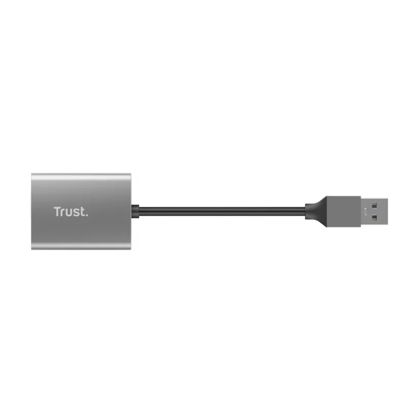 Czytnik kart Trust Dalyx USB 3.2 Gen 1 (3.1 Gen 1) Aluminium
