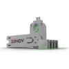 Blokada portu Lindy USB Port Blocker zestaw 4 szt. kod kolorystyczny zielony