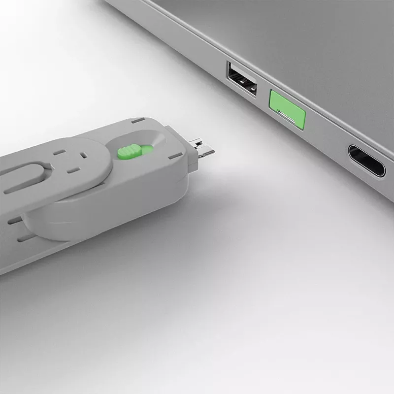Blokada portu Lindy USB Port Blocker zestaw 4 szt. kod kolorystyczny zielony
