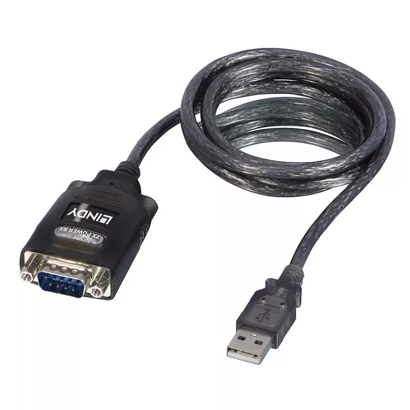 Lindy konwerter USB na szeregowy z zachowaniem portu COM