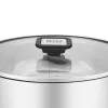 Resto Kitchenware Anser 4.4 L Okrągły Czarny Stal Nierdzewna