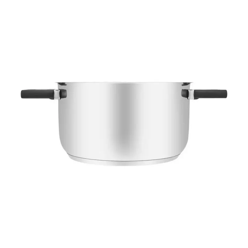 Resto Kitchenware Anser 4.4 L Okrągły Czarny Stal Nierdzewna