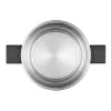 Resto Kitchenware Anser 4.4 L Okrągły Czarny Stal Nierdzewna