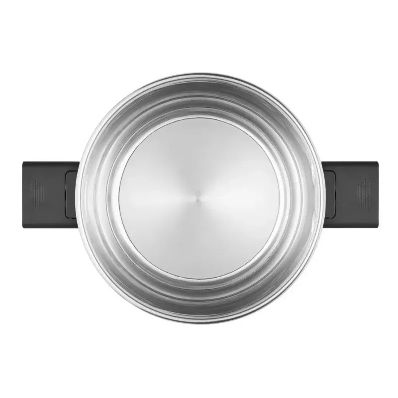 Resto Kitchenware Anser 4.4 L Okrągły Czarny Stal Nierdzewna