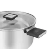 Resto Kitchenware Anser 4.4 L Okrągły Czarny Stal Nierdzewna