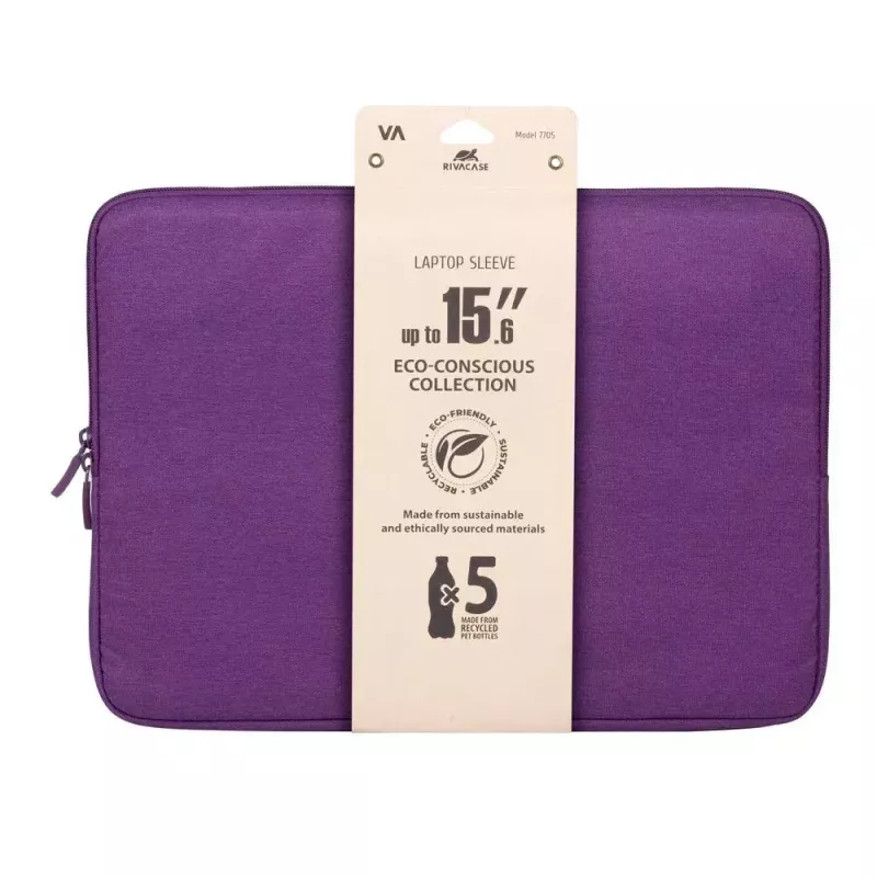 Etui pokrowiec Rivacase Suzuka 7705 39,6 cm 15,6 cala fioletowy