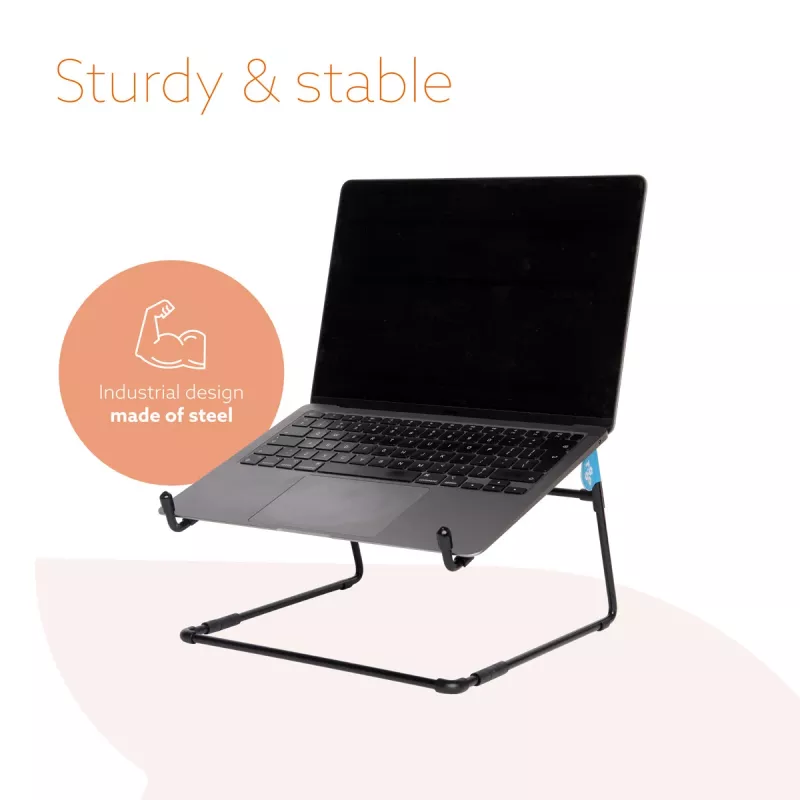 Podstawka pod laptop R-Go Tools R-Go Steel Office, odpowiednia dla 10-22 cali, czarna
