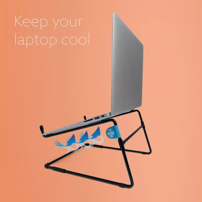 Podstawka pod laptop R-Go Tools R-Go Steel Office, odpowiednia dla 10-22 cali, czarna