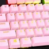 HyperX Zestaw Klawiszy Pełnego Zestawu - PBT (Różowy), Nasadka na klawiaturę, Poliester termoplastyczny (PBT), 145 mm, 129 mm, 246 g, Różowy