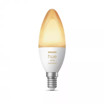 Inteligentna żarówka Philips Hue biały ambience Candle E14, 5,2 W, Bluetooth/Zigbee, trzonek E14