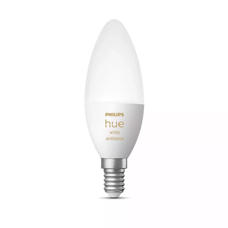 Inteligentna żarówka Philips Hue biały ambience Candle E14, 5,2 W, Bluetooth/Zigbee, trzonek E14