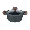 Resto Kitchenware Ran 2,4 l okrągły czarny drewno