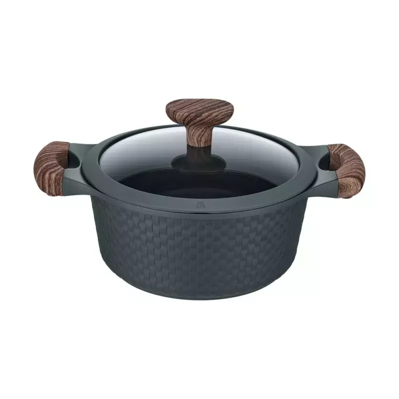 Resto Kitchenware Ran 2,4 l okrągły czarny drewno