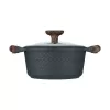 Resto Kitchenware Ran 2,4 l okrągły czarny drewno