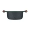 Resto Kitchenware Ran 2,4 l okrągły czarny drewno