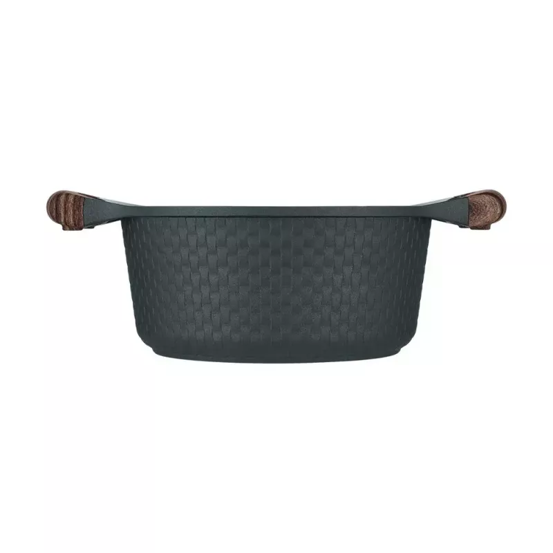 Resto Kitchenware Ran 2,4 l okrągły czarny drewno