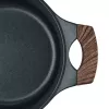 Resto Kitchenware Ran 2,4 l okrągły czarny drewno