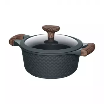 Resto Kitchenware Ran 2,4 l okrągły czarny drewno