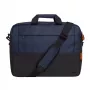 Briefcase Trust Lisboa 40,6 cm 16 cali niebieski 2 komory