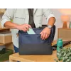 Briefcase Trust Lisboa 40,6 cm 16 cali niebieski 2 komory