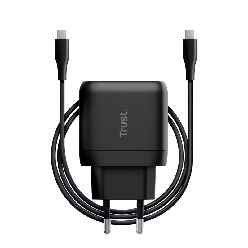 Ładowarka sieciowa Trust Maxo 45W uniwersalna czarna 100-240V 20V USB-C