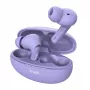 Trust Yavi Zestaw słuchawkowy True Wireless Stereo (TWS) Douszne Połączenia/Muzyka USB typu C Bluetooth Fioletowy