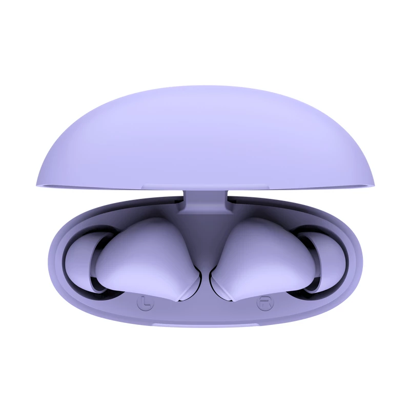 Trust Yavi Zestaw słuchawkowy True Wireless Stereo (TWS) Douszne Połączenia/Muzyka USB typu C Bluetooth Fioletowy
