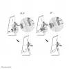 Neomounts FPMA-VESAMAC2127 płyta adaptera VESA do iMac, 21,5-27 cali, VESA 75x75 / 100x100 mm, maks. 15 kg, stalowa, 730 g, srebrna