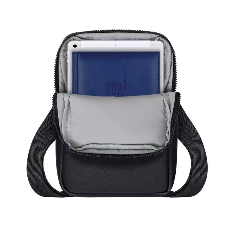 Torba na ramię Rivacase 8810 na tablety do 20,3 cm (8 cali) — poliuretan i poliester, 0,28 kg