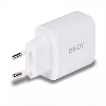 Lindy 73428 uniwersalna ładowarka do urządzeń mobilnych Biała AC Szybkie ładowanie Wewnętrzna