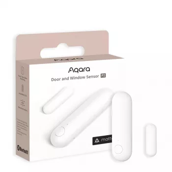 AQARA Smart Home Czujnik Drzwi/Okno P2 (DW-S02D), Bezprzewodowy, Zigbee
