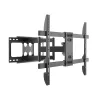 Uchwyt ścienny do telewizora Gembird WM-80ST-02 — stały/uchylny, 37 cali–80 cali, VESA do 600x400, 60 kg, czarny