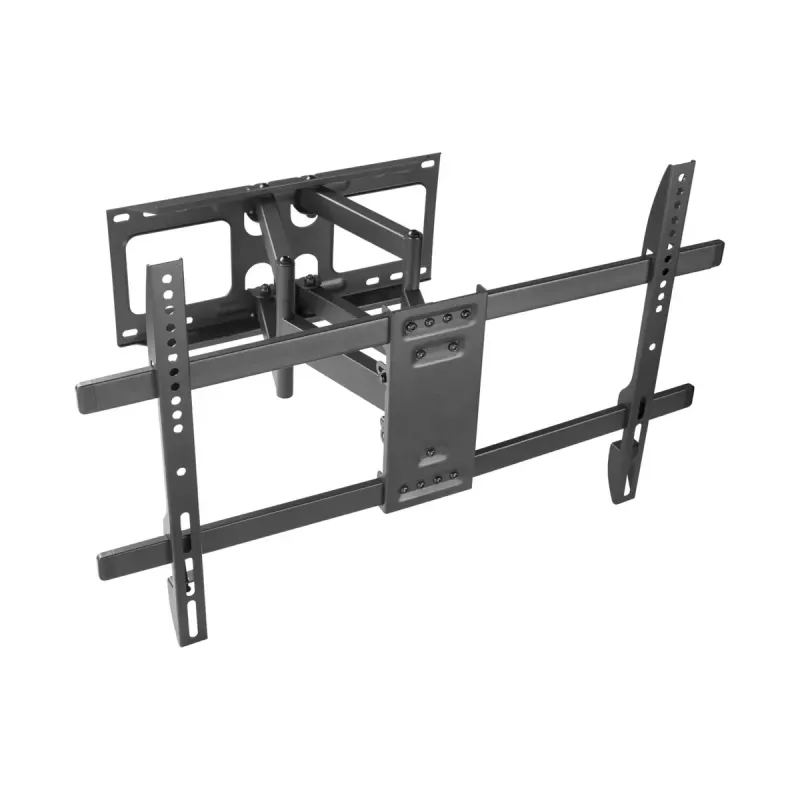 Uchwyt ścienny do telewizora Gembird WM-80ST-02 — stały/uchylny, 37 cali–80 cali, VESA do 600x400, 60 kg, czarny